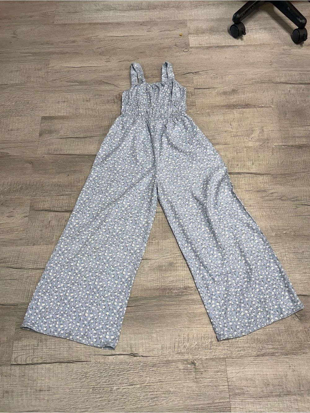 art class Light Blue Floral Wide-Leg Jumpsuit